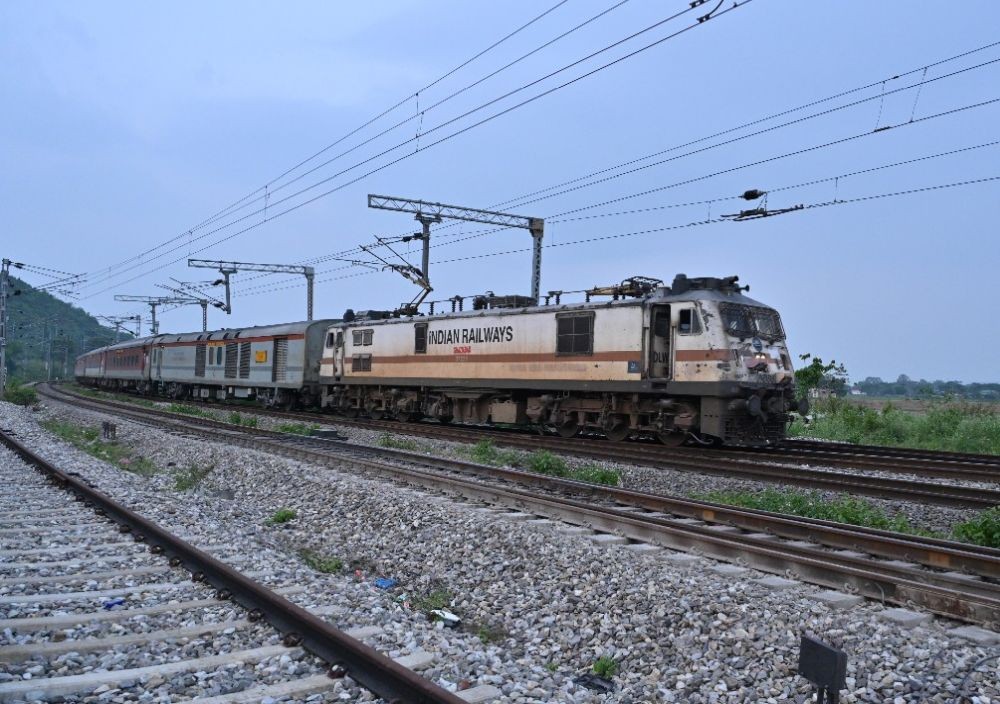 NFR achieves seamless end-to-end electric traction up to Dibrugarh and Naharlagun. (Photo Courtesy: CPRO NFR)
